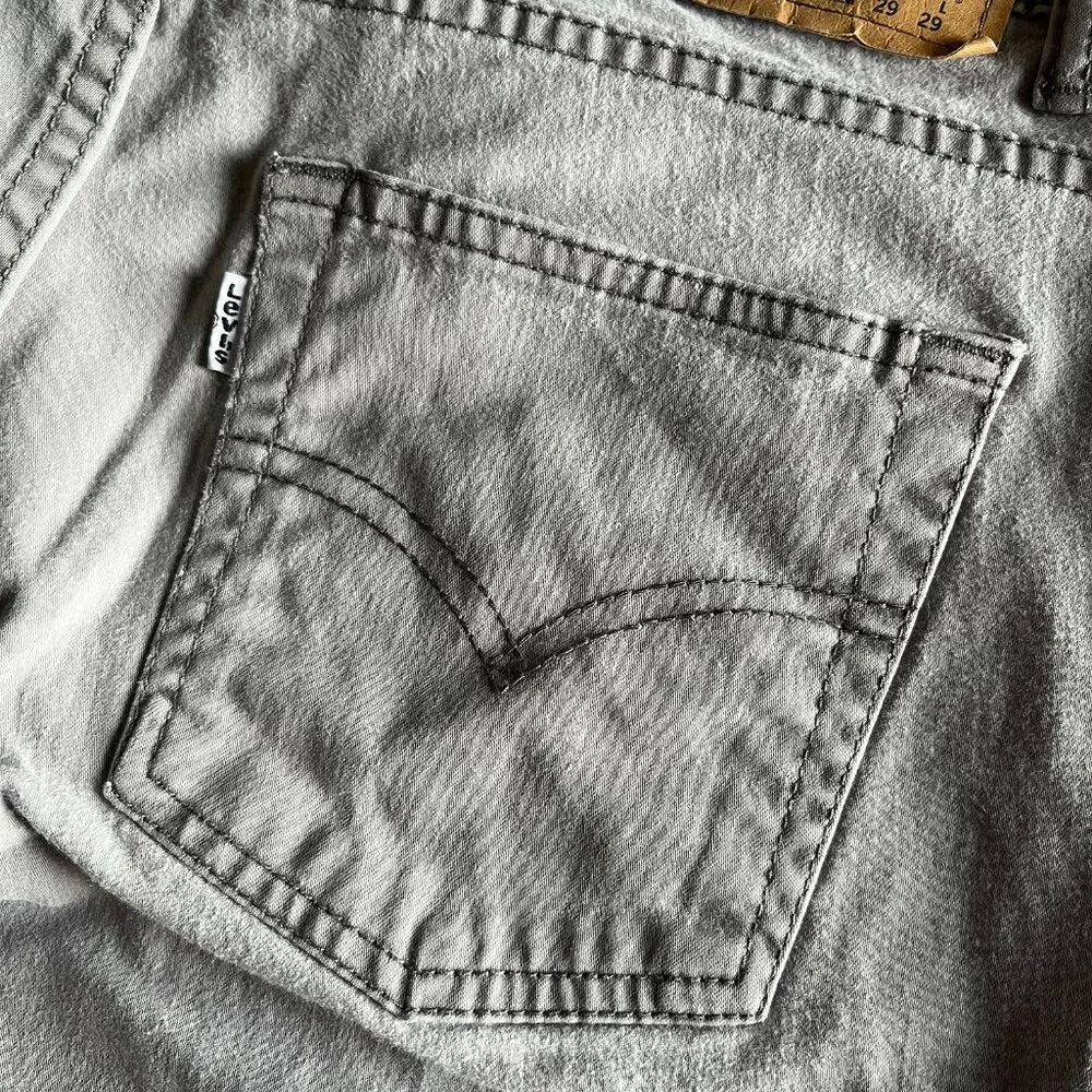 Levi's light gray 511 Slim jeans 18 29x29